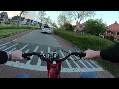 FAST Puch Maxi S | 70cc Athena + 17,5mm Polini | Test Ride Bergschenhoek