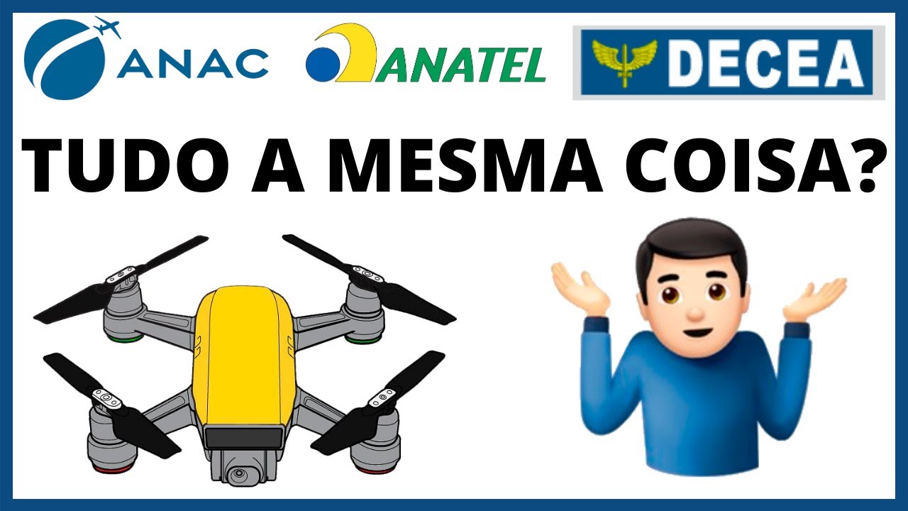 Entenda a diferença - ANAC ANATEL DECEA