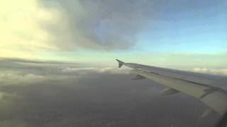 preview picture of video 'Посадка в аэропорту Алматы ALA / UAAA Airbus 320 Air Arabia SHJ - ALA'