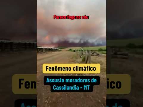 ACONTECEU NO MATO GROSSO 😱#matogrossodosul #clima #assustador #curiosidades