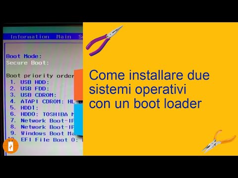 Come installare due sistemi operativi con un boot loader