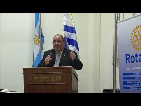 Discurso de Gustavo Zorzoli al asumir la presidencia de Rotary Club de Villa Gob. Gálvez 06/07/2026