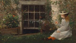 a playlist for reflective moments spent reading with soft piano in the garden