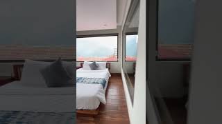 Affordable Hotel in Sapa Vietnam with mountain and funicular view. #travel #sapavietnam #sapa #fyp
