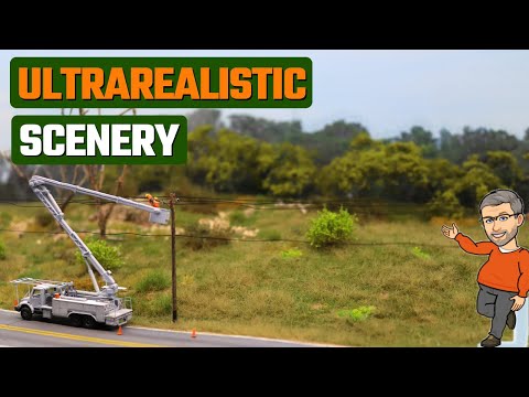 Building Open Country Scenery for a Model Railroad Layout