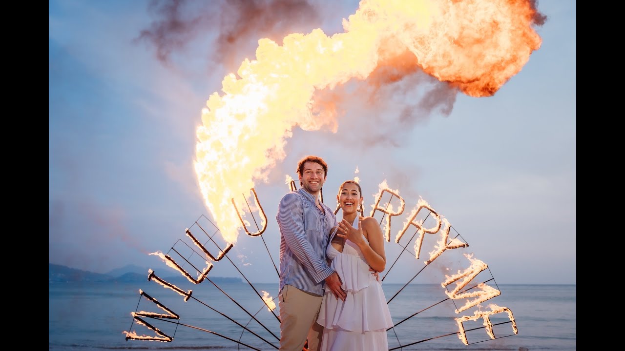 The Best and Simply Epic Surprise Marriage Proposal on the Beach in Phuket -  by BESPOKE EXPERIENCES