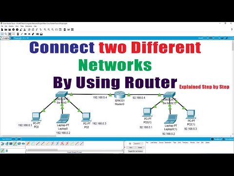 How to Connect two Different Networks By Using Router in Cisco Packet Tracer Software