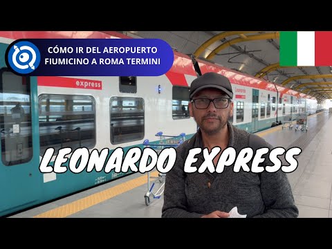 Leonardo Express - Train from Fiumicino Airport to Termini | Rome, Italy (What to See and Do)