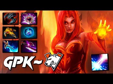 GPK LINA FIRE BEAST - Dota 2 Pro Gameplay [Watch & Learn]