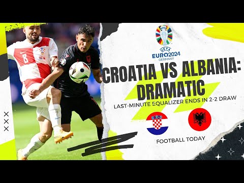Croatia vs Albania: Dramatic Last-Minute Equalizer Ends in 2-2 Draw | Euro 2024 Highlights #euro2024