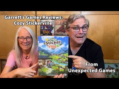 Garrett's Games Reviews: Cozy Stickerville from Unexpected Games