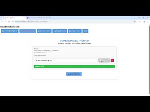 Cómo cargar el Domicilio Electrónico | Municipalidad de San Cristóbal