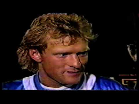 1987-10-31 Intervju med Håkan Lindman i Malmö FF efter SM final 2