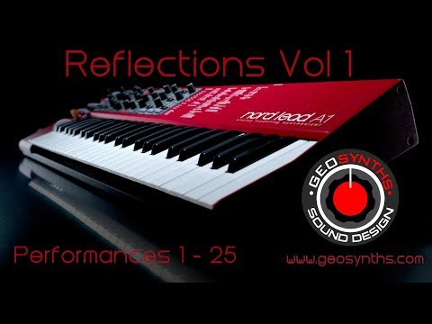 Nord Lead A1- Performances 1 to 25 - Reflections Vol 1 - www.geosynths.com