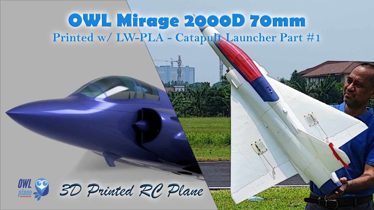 OWL Mirage 2000D - 70mm EDF - LW-PLA Digital Balsa - Part #1