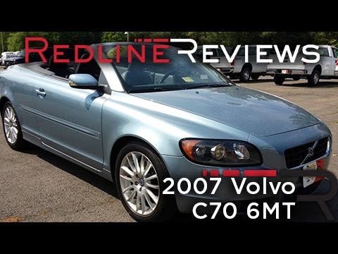 2007 Volvo C70 6MT Review, Walkaround, Exhaust, & Test Drive