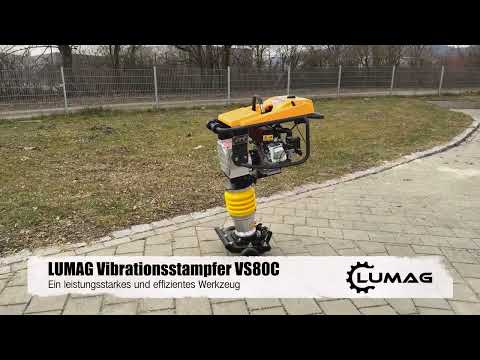 Вибронога LUMAG VS80C 12кН Вибротрамбовка 80 кг - фото 1 - id-p1861419547