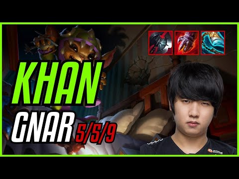 KHAN - GNAR - EUW CHALLENGER - PATCH 11.9