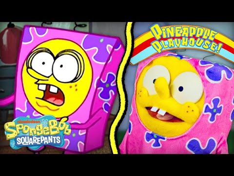 螃蟹的 "蟹 "字是什麼意思？?| 霸王靴"......有木偶!| 海綿寶寶 (The Kuddly Krab IRL! ? | "Bossy Boots" ...with Puppets! | SpongeBob)