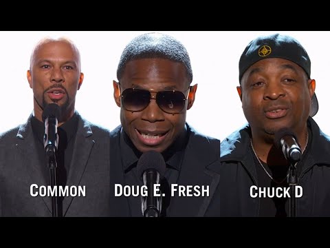 Will Smith, Common, Doug E. Fresh & Chuck D. honors the Poetry of Rap "Taking The Stage" (2017)