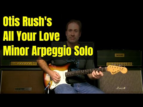 Blues Guitar Solo Lesson In The Style Of "All Your Love I Miss Loving" By Otis Rush