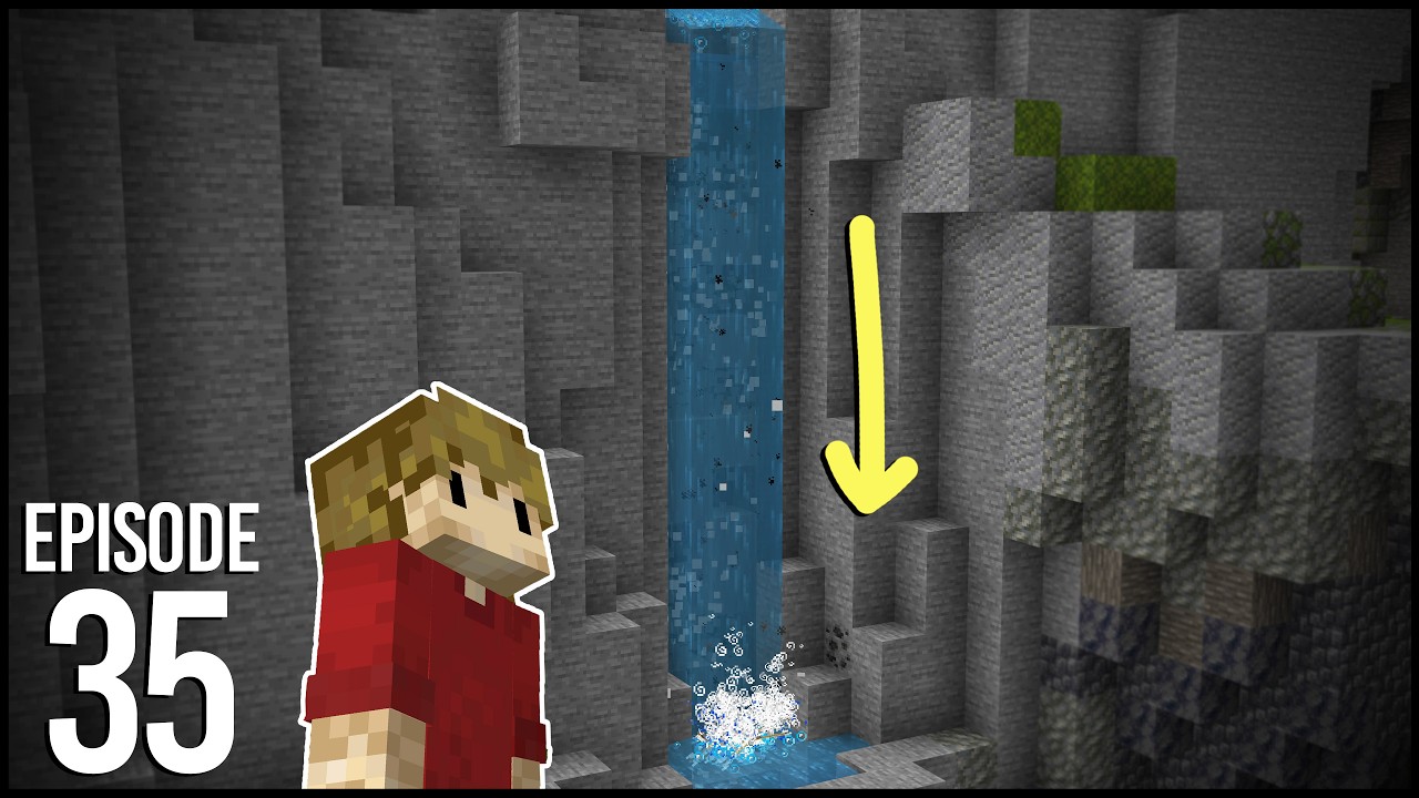 Hermitcraft 10: Episode 35: THE ANIMATED WATERFALL!