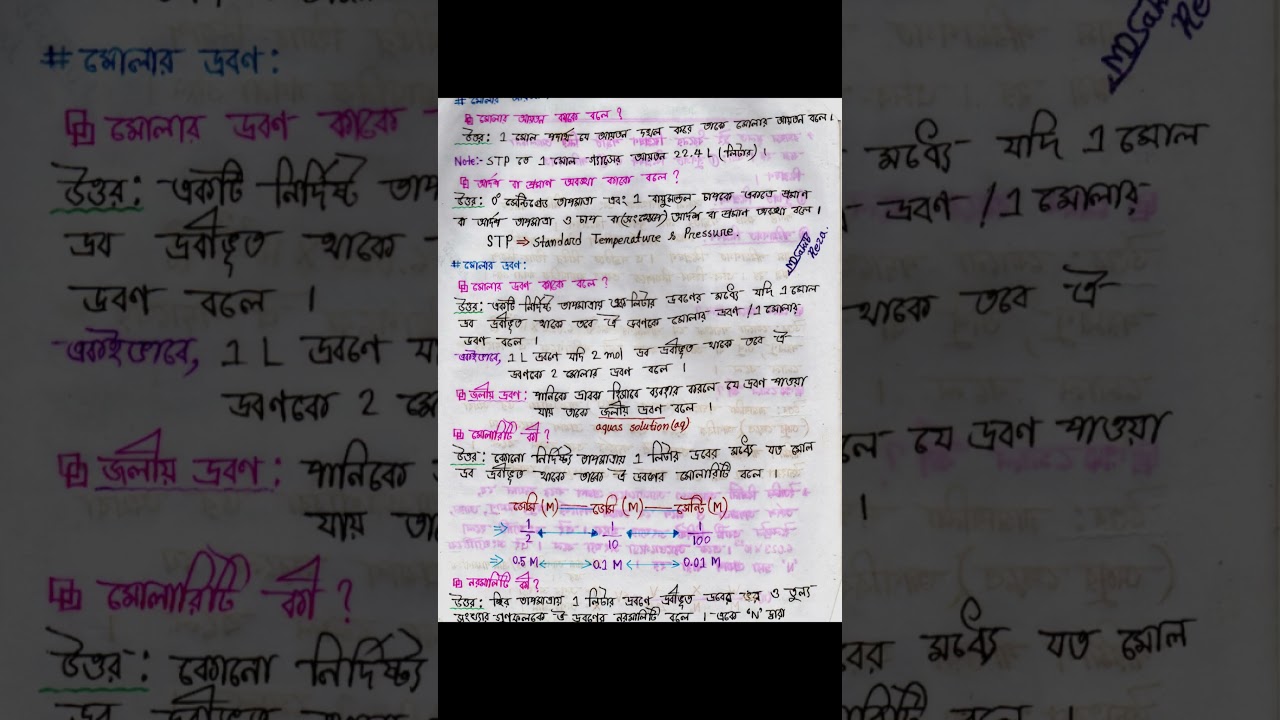 এসএসসি রসায়ন ষষ্ঠ অধ্যায় নোট with পিডিএফ #ssc #sscchemistry #chemistry #রসায়ন ৬ষ্ঠ অধ্যায়