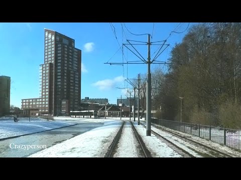 Snow Cabview RET Tram 23 Keizerswaard - Weena Rotterdam