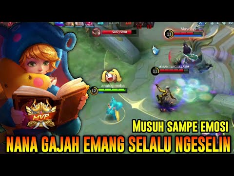 NANA GAJAH EMANG SELALU NGESELIN..SUKA BIKIN MUSUH EMOSI SAMPAI KENA MENTAL 😂