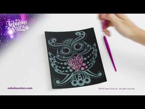 NEBULOUS STARS rinkinys Scratch and Sketch, 11014 video