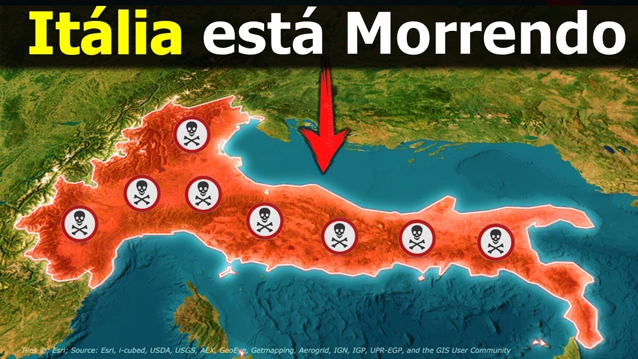 Itália em breve desaparecerá da Terra
