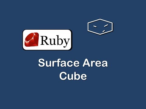 surface area of cube in ruby