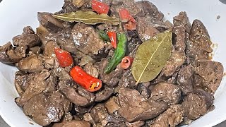 How to make Adobo Chicken Liver