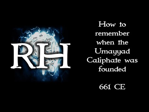 Just the Mnemonic Device for the Umayyad Calipahte 661 CE