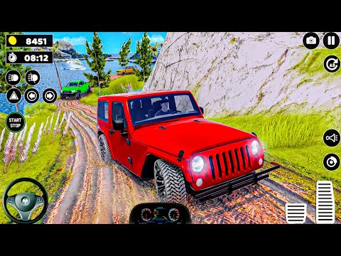 Real Offroad Jeep Driving Sim Game 2022 - Offroad Car Driving Simulator - Android Gameplay
