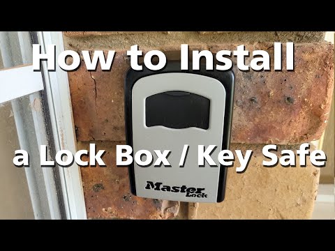 Tutorial: How to Install a Combination Lock Box / Key Safe