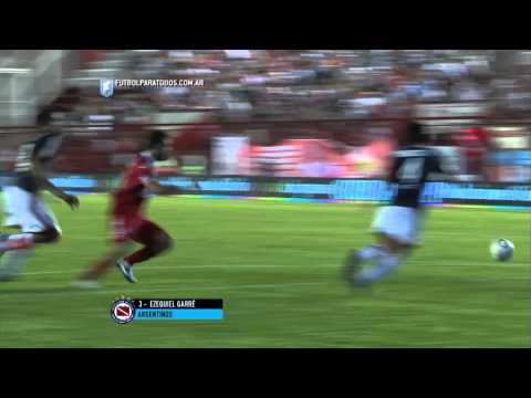 Gol de Garré. Argentinos 2 - Estudiantes 2. Fecha 5. Primera División 2015. FPT.