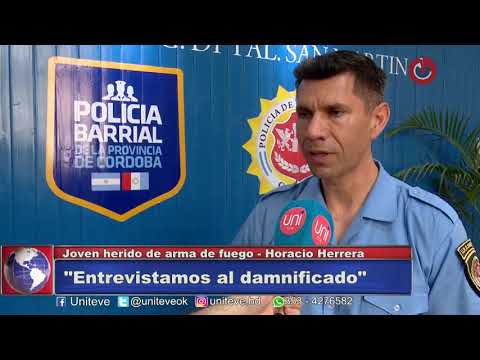 Un motociclista baleado en Bº San Martín