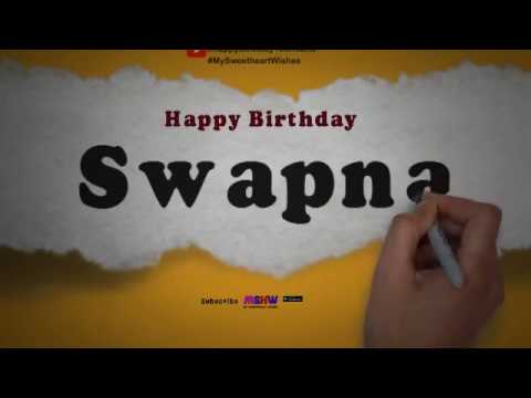 Happy Birthday Swapna | Whatsapp Status Swapna