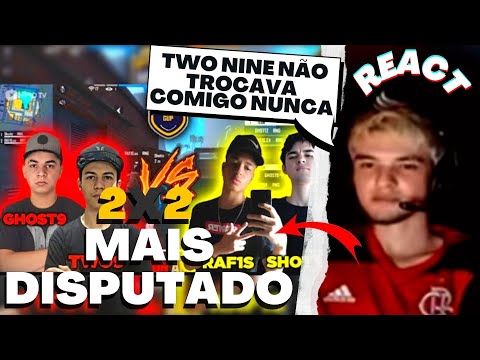 B4 SHOTTZ REAGINDO - A TWO9 E GHOST VS RAFIS E SHOTTZ NO CAMPEONATO DO HUDSON AMORIM