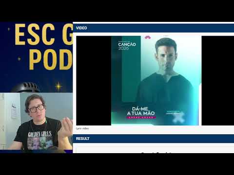 Festival da Canção 2026: André Amaro - "Dá-Me a Tua Mão" (Portugal) #eurovision2026 #reaction