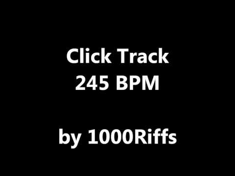 Click Track 245 BPM - Beats Per Minute