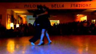 Mazen Kiwan y Cecilia Piccinni performing at Milonga della Stazione - Roma 26Feb2011