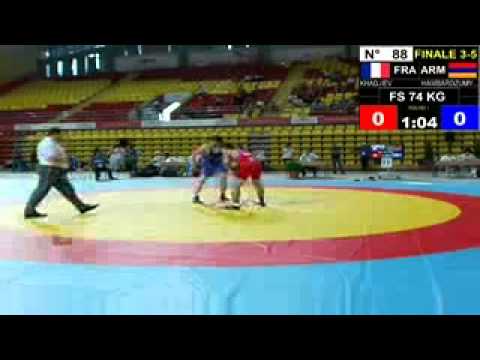 Final EJWC Skopje 2013 FS 74KG 06.07.13 3th and 5th place