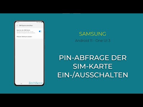 PIN-Abfrage der SIM-Karte - Samsung [Android 11 - One UI 3]