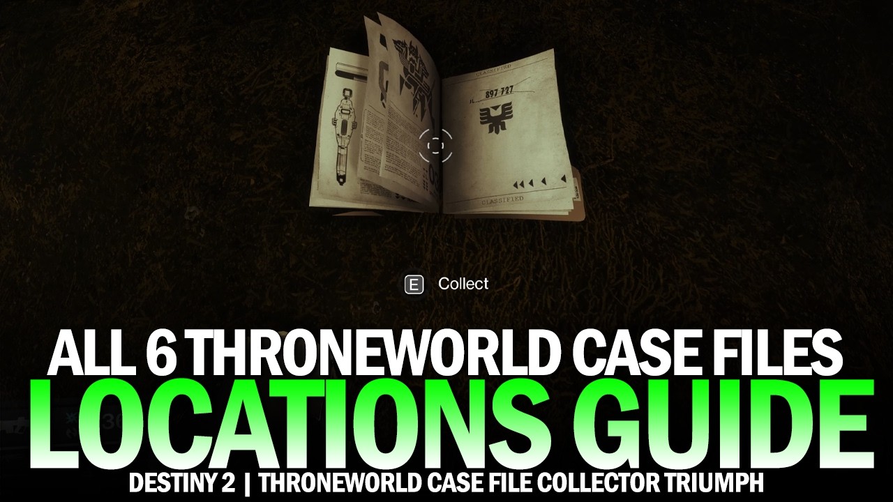 All 6 Throneworld Case Files Location Guide (Throneworld Case File Collector) [Destiny 2]