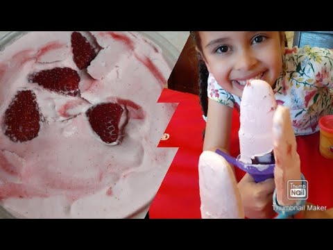 How to make homemade strawberry ice cream