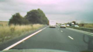 preview picture of video 'Near Miss with another Caravan'