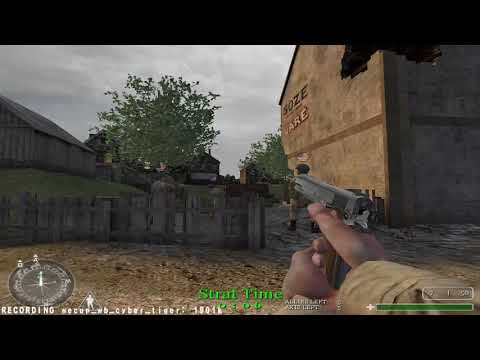 CoD1 Mania Cup #3 WB Round 4 | cyberStorm vs. punk52. POV: AGAZZ1 mp_tigertown