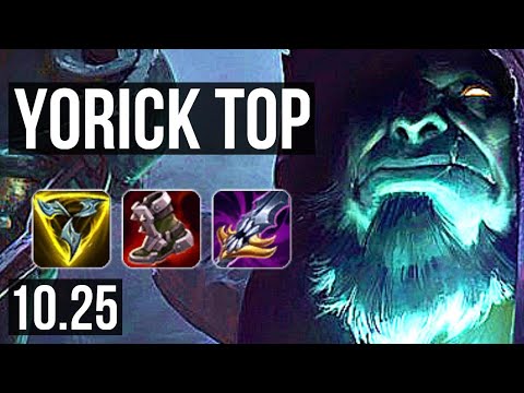 YORICK vs MAOKAI (TOP) | Rank 3 Yorick | KR Grandmaster | v10.25